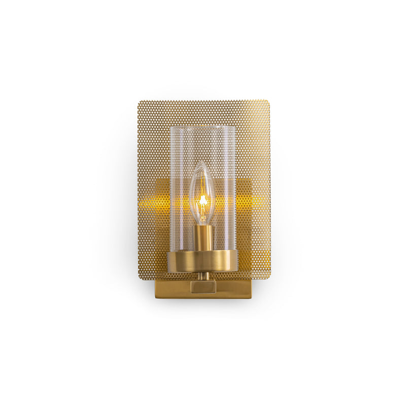 Aurelia 1 Light Wall Sconce — Brass
