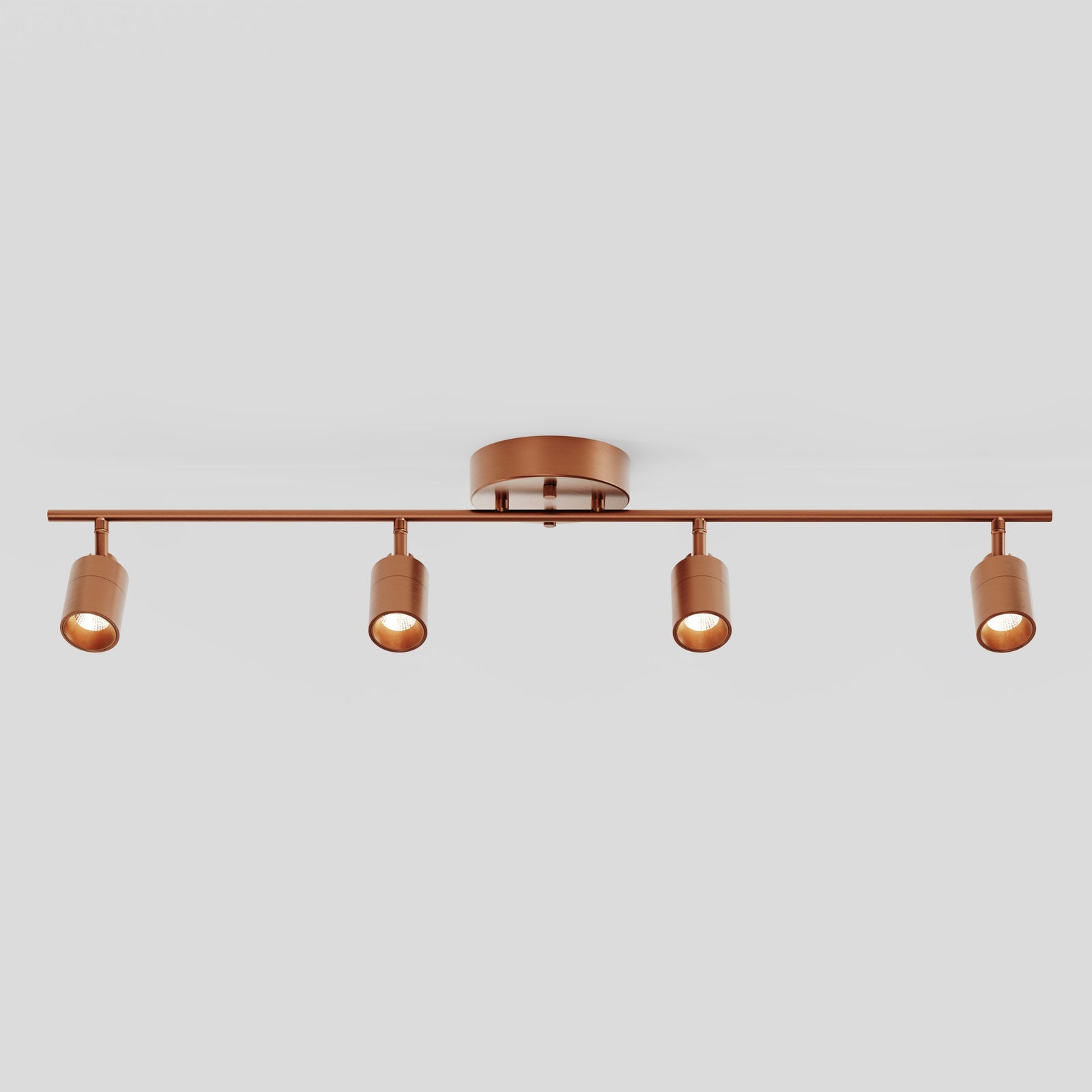 Shura 4 Head Track Light — Brushed Copper / 3000K