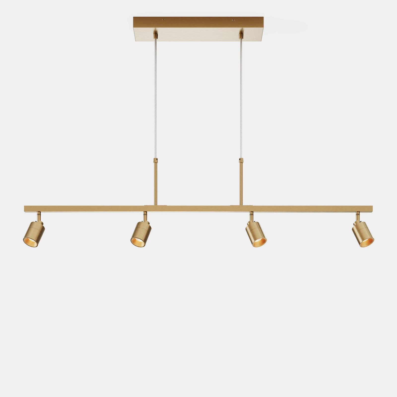 Shura 4 Head Track Pendant — Brushed Brass