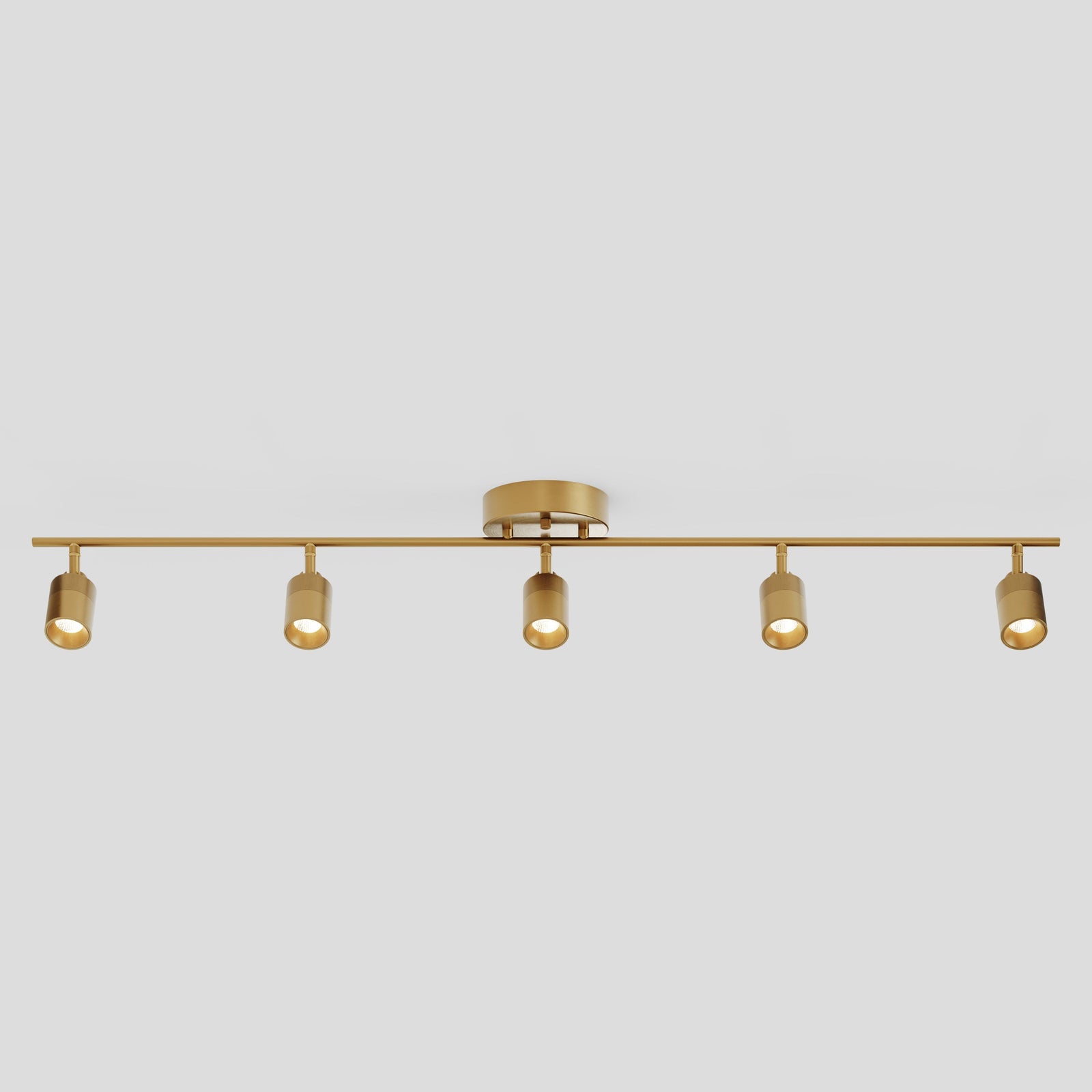 Shura 5 Head Track Light — Antique Brass / 3000K