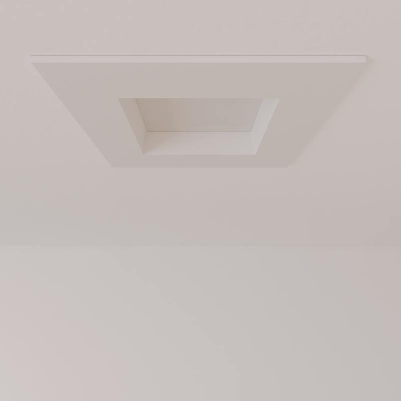Likora 3" Square Trim Downlight — White