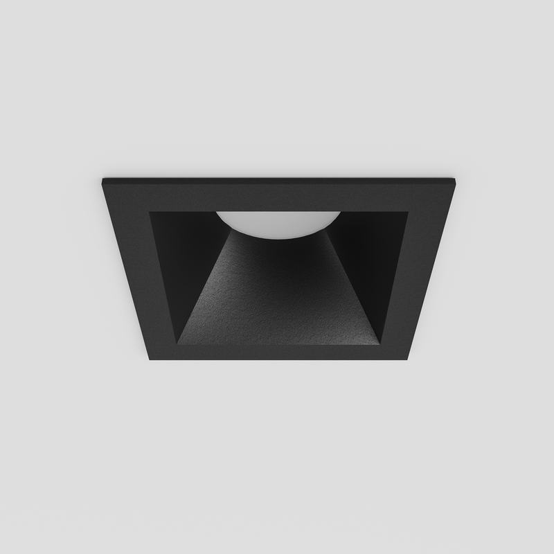 Libra LED 2'' Square Trim Downlight 9W — Black