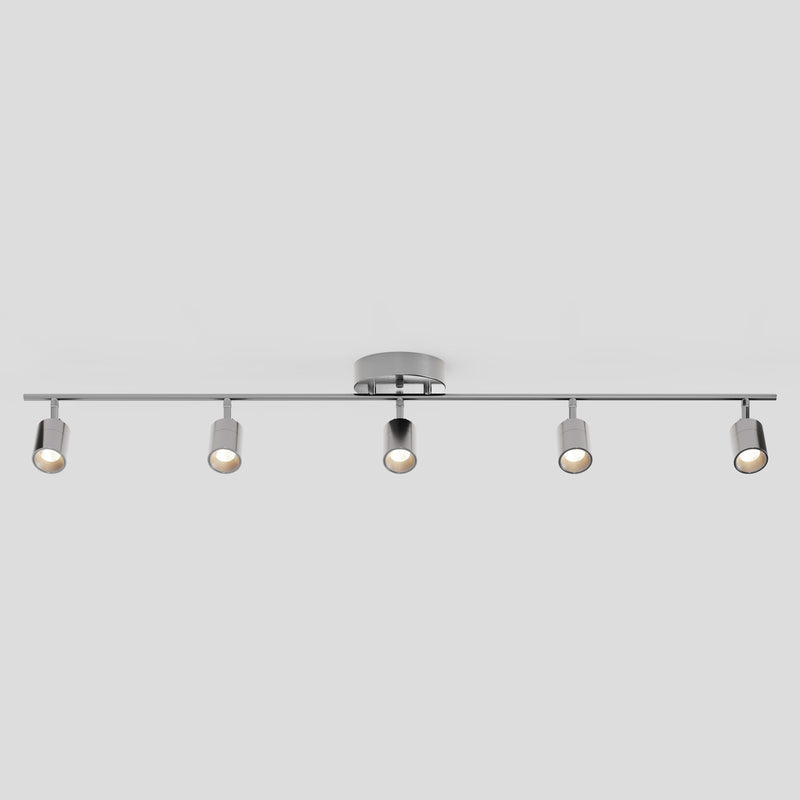 Shura 5 Head Track Light — Brushed Nickel