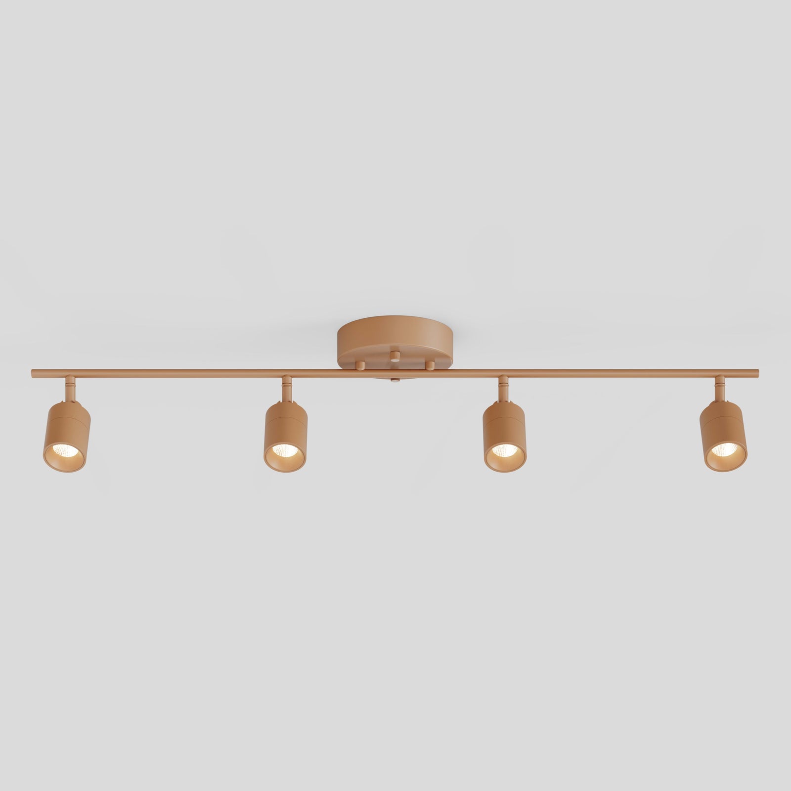 Shura 4 Head Track Light — Matte Warm Brown / 3000K
