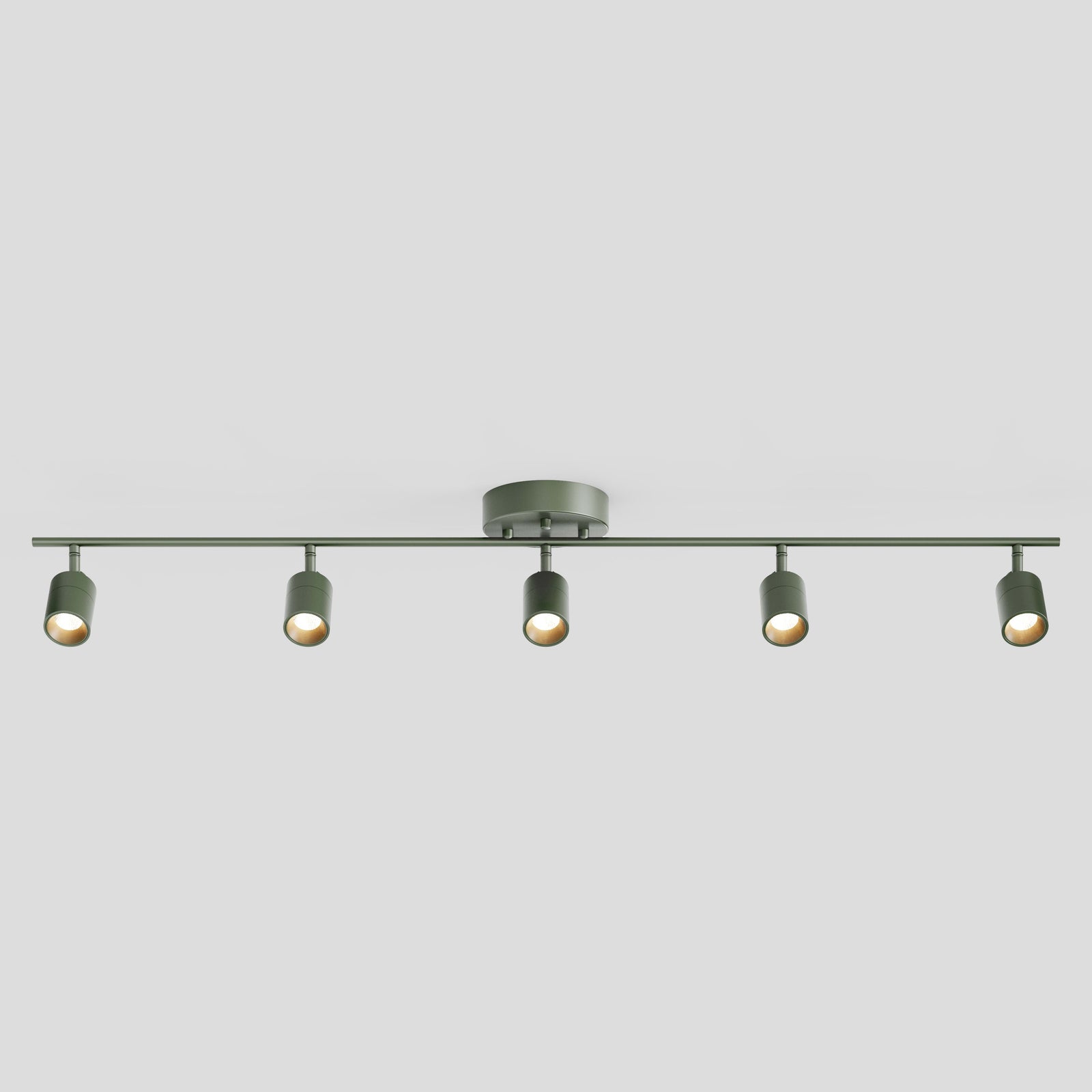 Shura 5 Head Track Light — Matte Dark Olive / 3000K