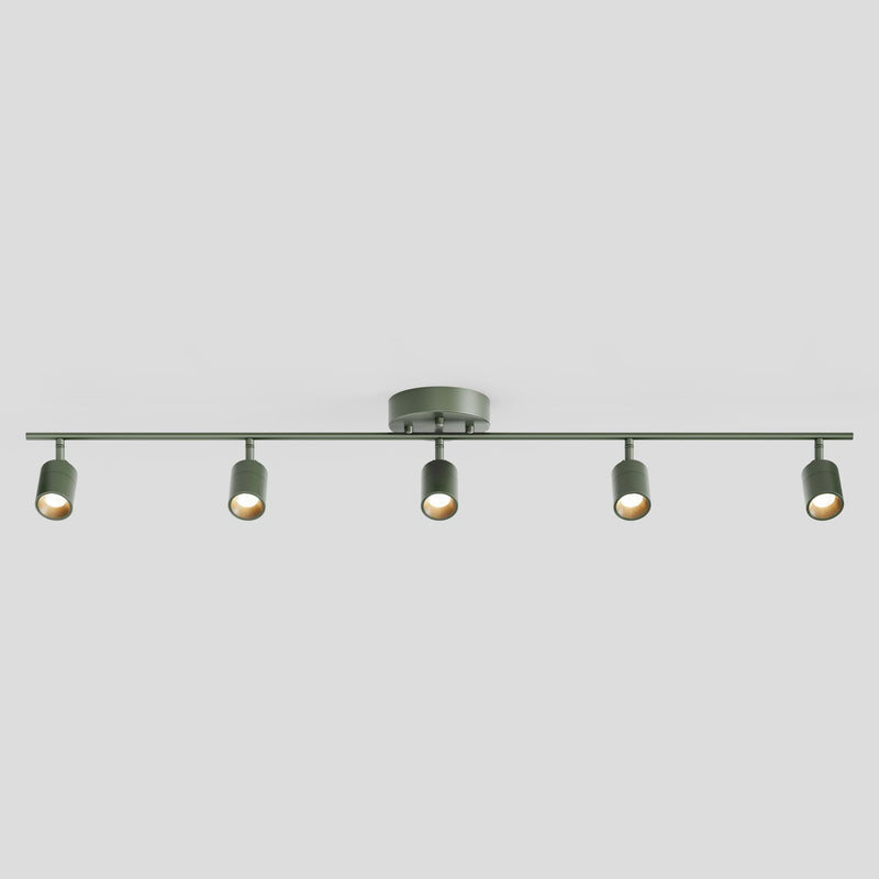 Shura 5 Head Track Light — Matte Dark Olive