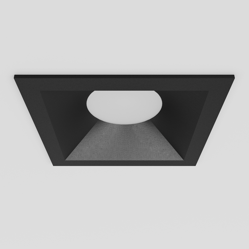 Libra LED 3'' Square Trim Downlight 12W — Black