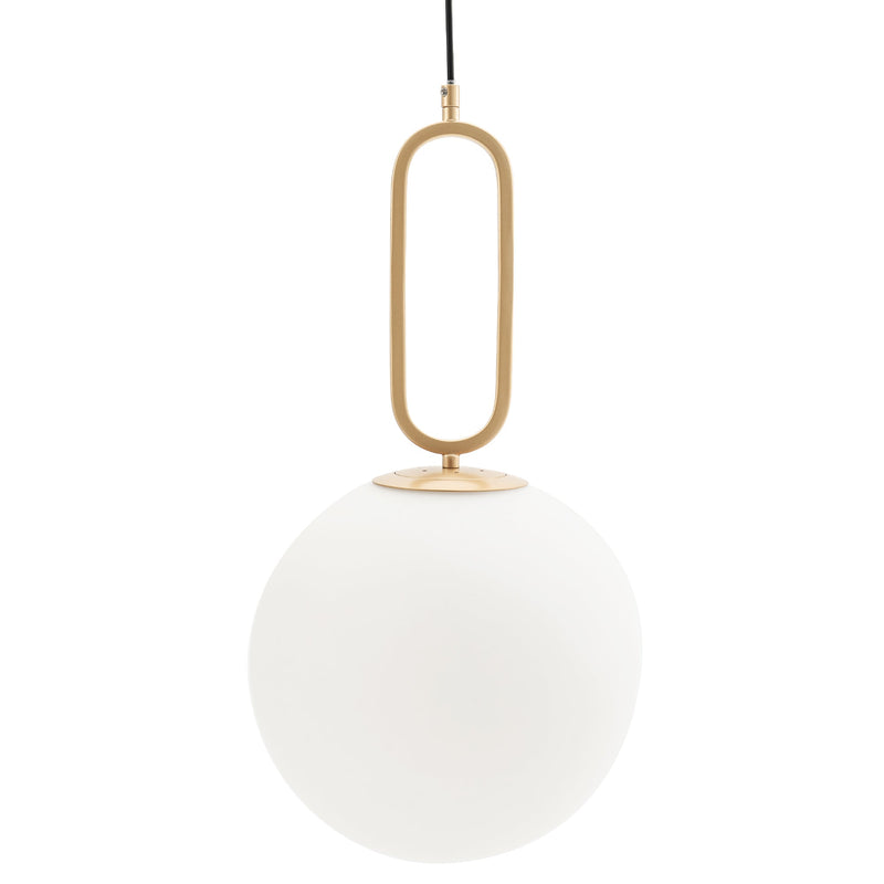 Globe Pendant Frosted Globe Pendant — Gold