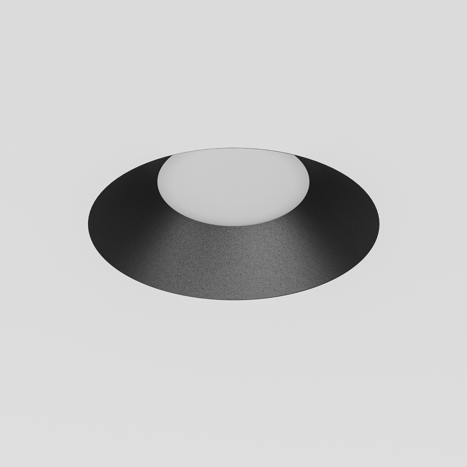 Libra LED 3'' Round Trimless Downlight 12W — Black