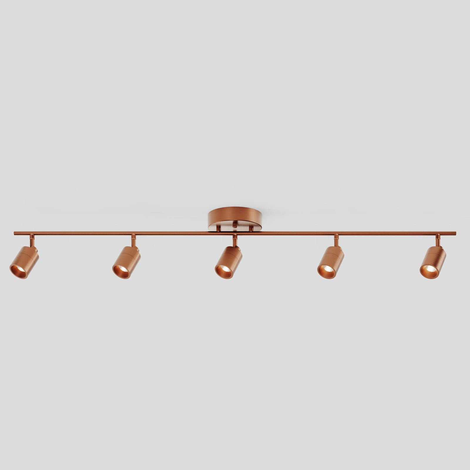 Shura 5 Head Track Light — Brushed Copper / 3000K