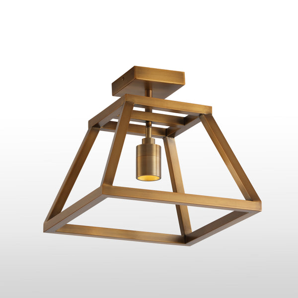Shura 1 Light Cage Flush Mount