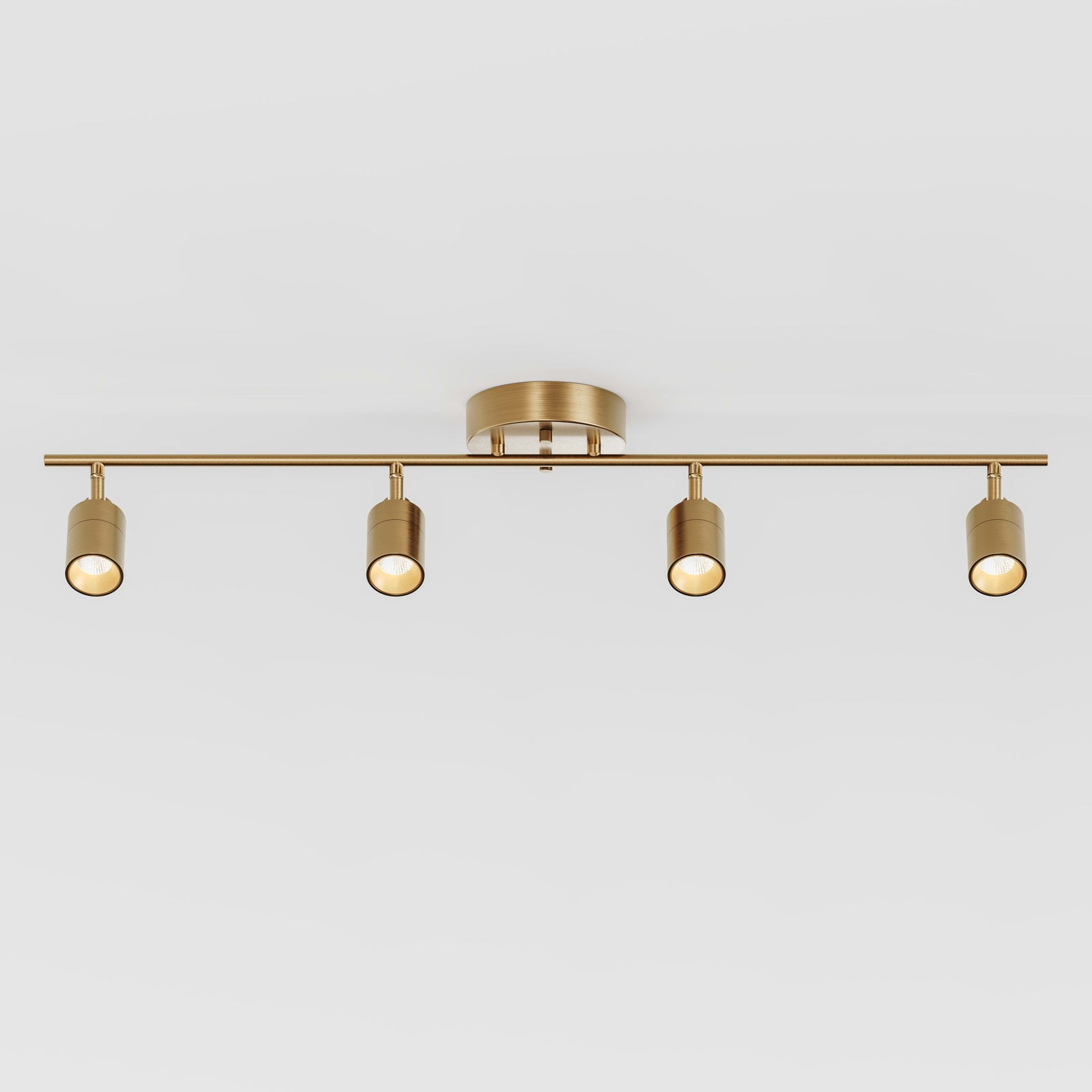 Shura 4 Head Track Light — Brushed Brass / 3000K