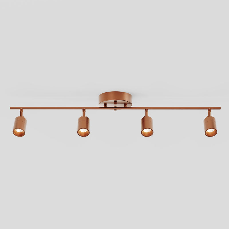 Shura 4 Head Track Light — Brushed Copper