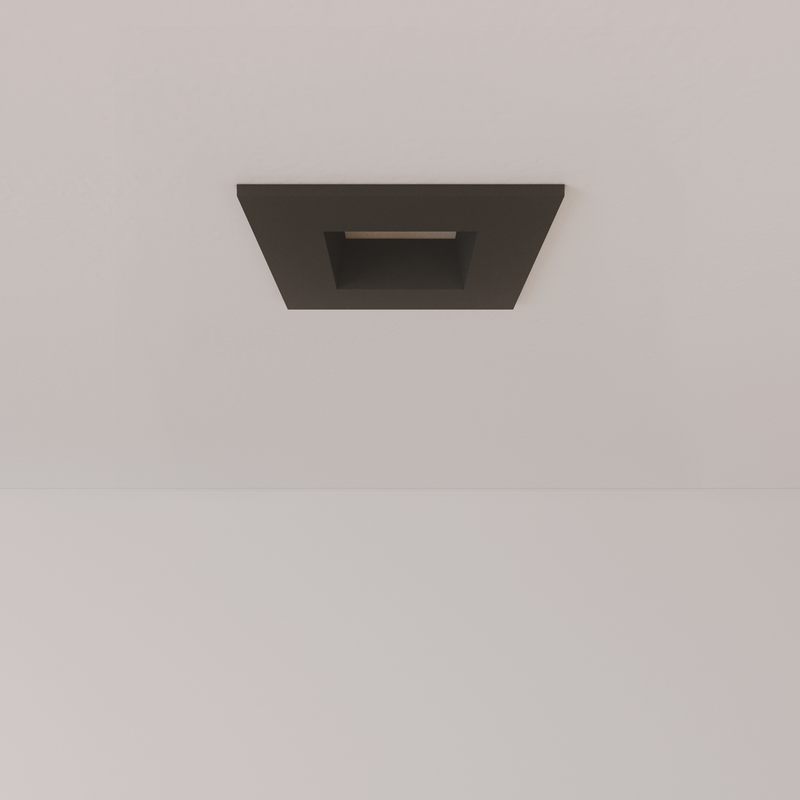 Likora 3" Square Trim Downlight — Black