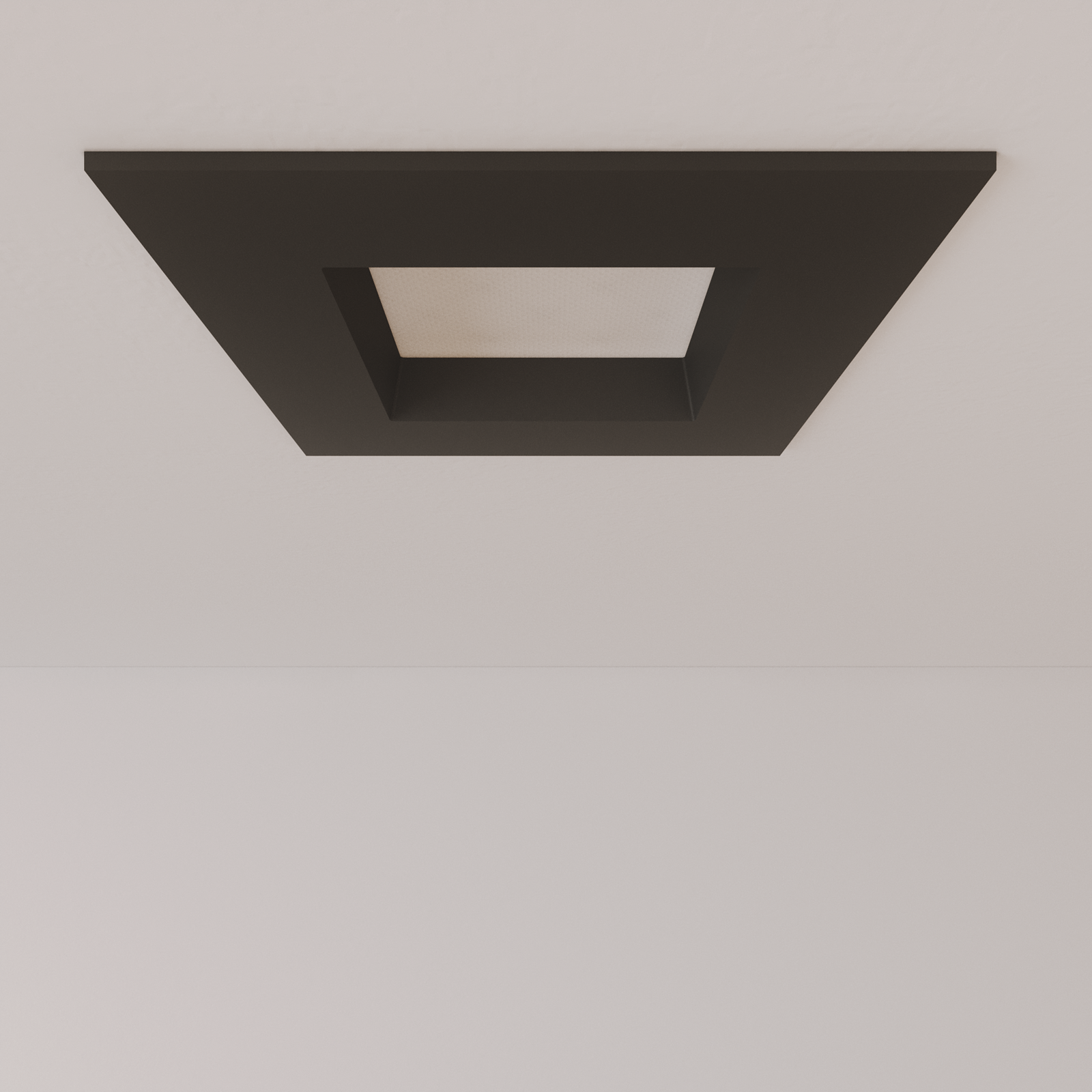 Likora 4" Square Trim Downlight — Black