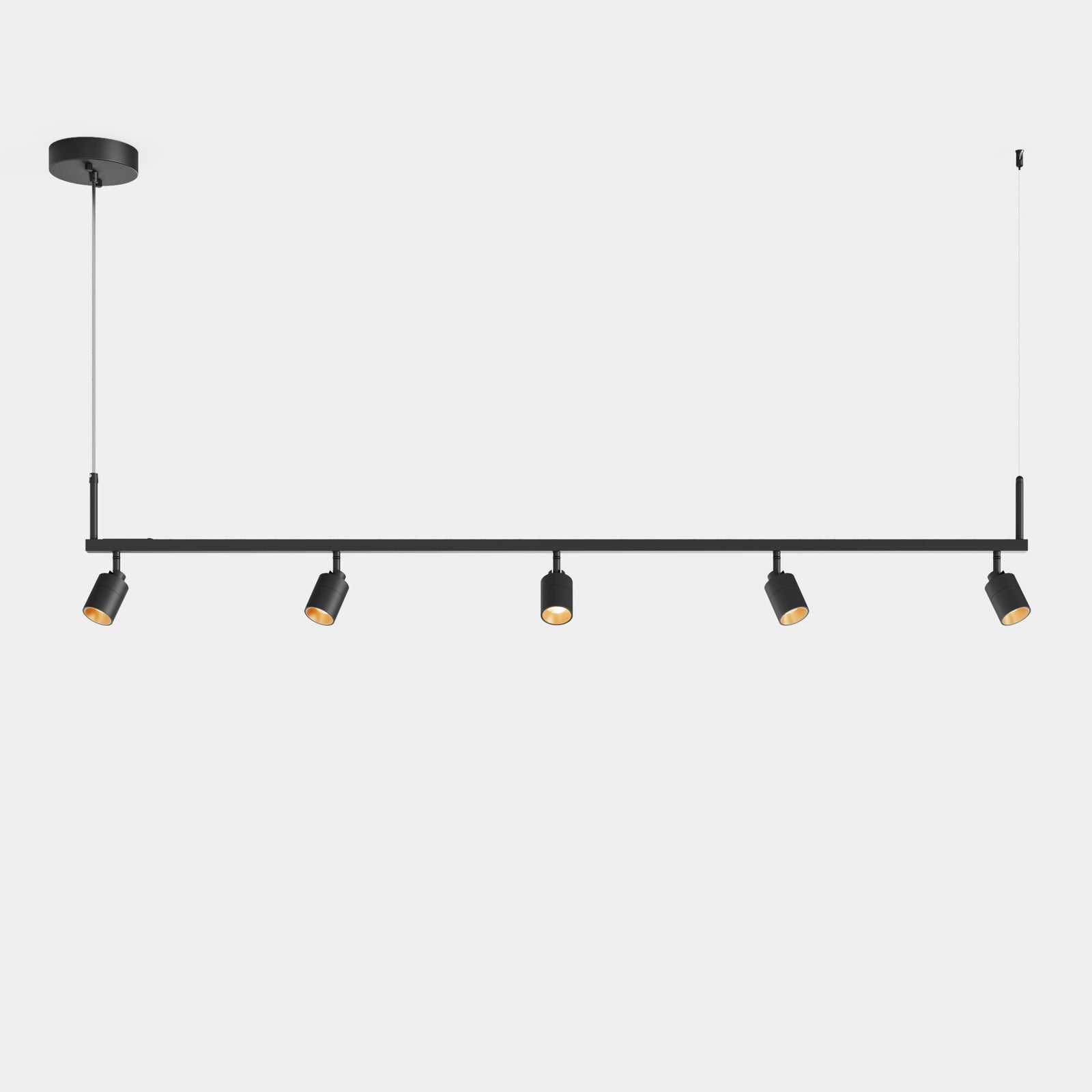 Shura 5 Head Track Pendant — Black