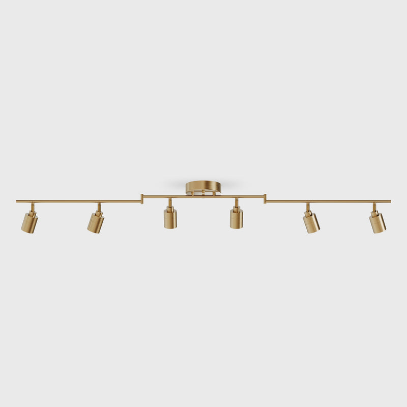 Shura 6 Head Swivel — Brushed Brass