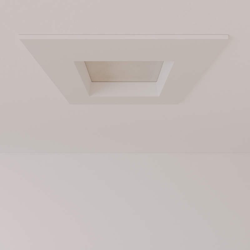Likora 4" Square Trim Downlight — White